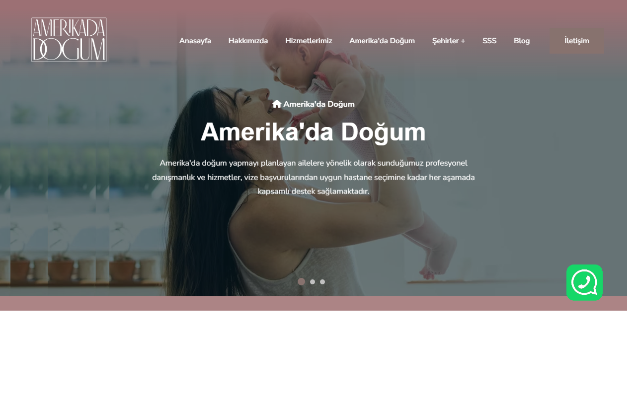 Amerikada Doğum masaüstü ekran görüntüsü