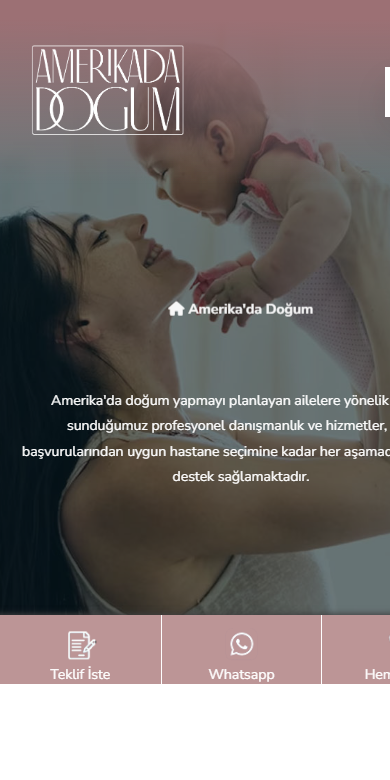 Amerikada Doğum mobil görünüm