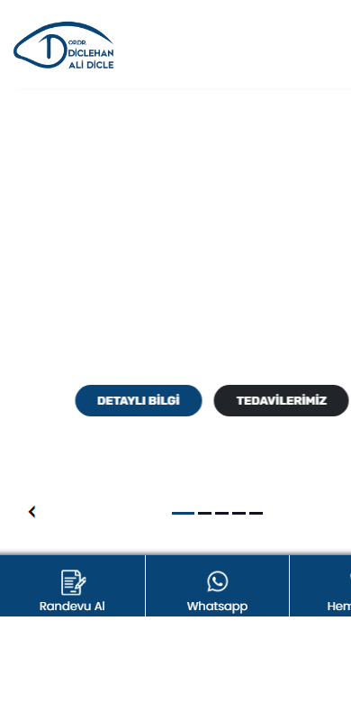 Op. Dr. Dicle Han mobil görünüm