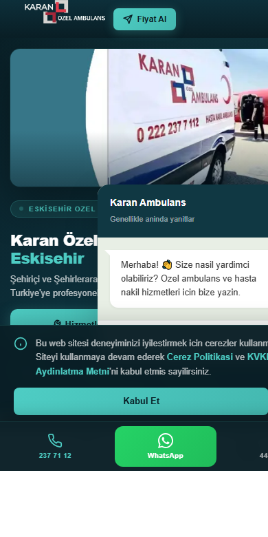 Karan Ambulans mobil görünüm