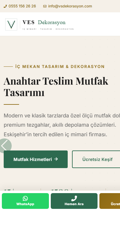 Vs Dekorasyon mobil görünüm